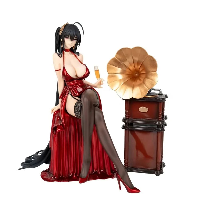 Up Taihou Dress Gk Poison Apple Sitting Anime Girl Figure Car Desktop Ornament Collectible Peripheral Hobby Display Model Gift