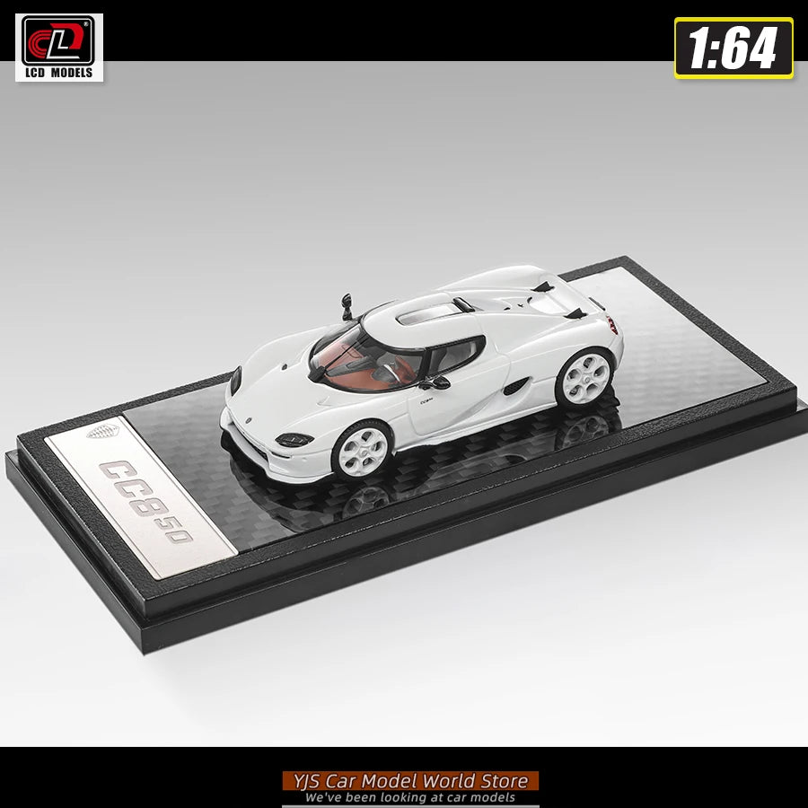 LCD 1:64 scale new Koenigsegg CC850 car model static display piece holiday gift collection