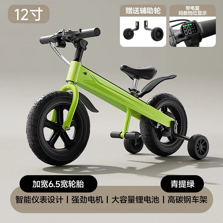 2026 Kids Electric Balance Bike Adjustable Speed Children Bicycle Ride On Training Scooter for Boys Girls New Style Pedal