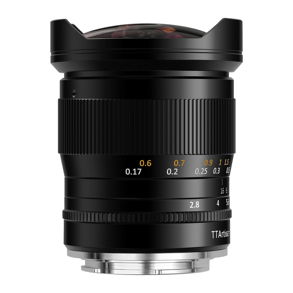 TTArtisan 11mm F2.8 Silver Full Frame Wide Angle Fisheye Lens for Sony E FE Nikon Z Canon EOS R Leica Sigma Lumix L DSLR Camera