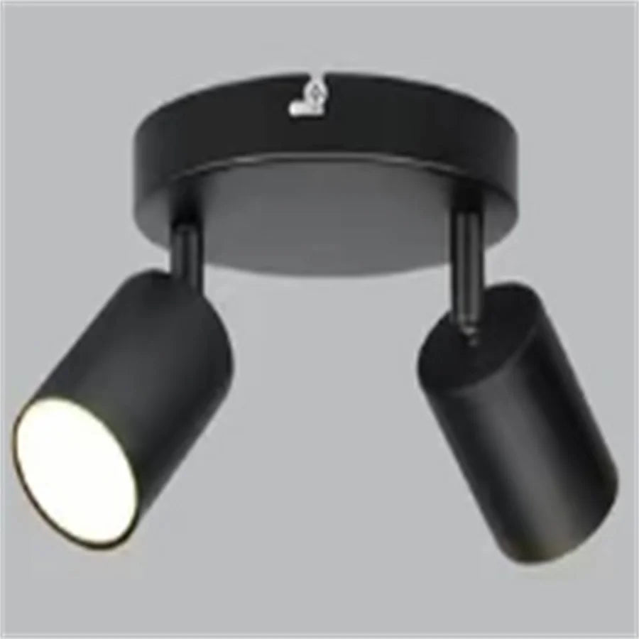 Modern LED Ceiling Light - GU10 Wall Light Black - Energy Saving, Living Room, Bedroom, Kitchen, Easy Installation, Bulb Not In