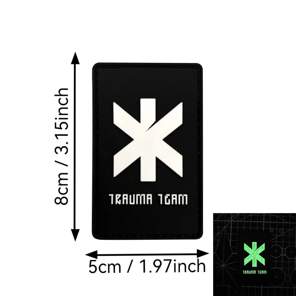 Outdoor Bag Accessories Punk 2077 Peripheral Functional Style Badges 3D PVC Magic Morale Backpack Patches