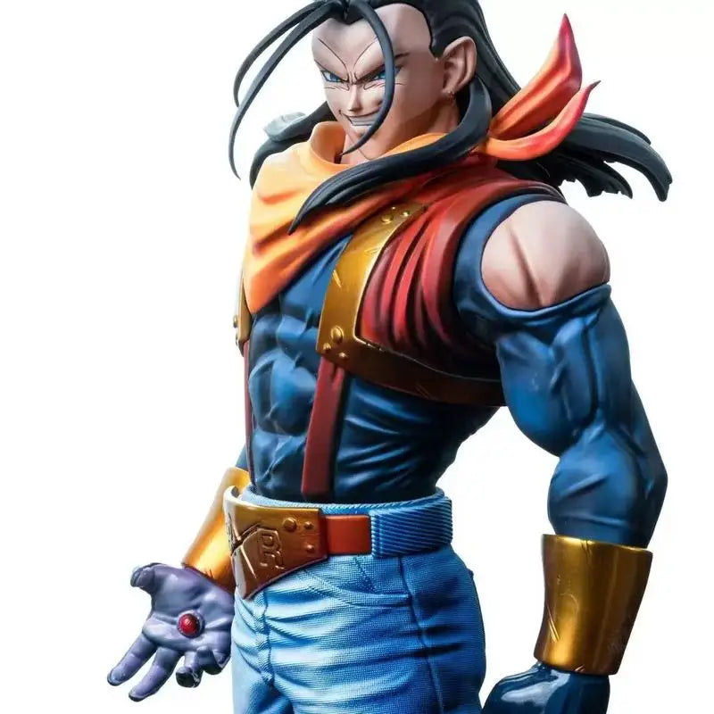 Dragon Ball Android 17 Figure Model Ornament Trendy Toy Action Figures Static Statue Desktop Collection Decoration Creative Gift