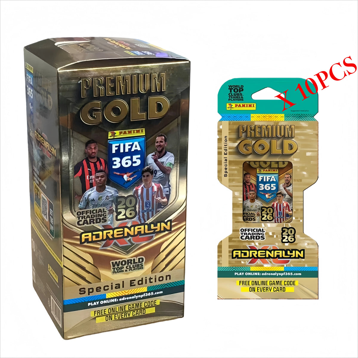 PANINI Gold Edition 2026 FIFA 365 Top Star Limited Official Authentic Soccer Football Cards