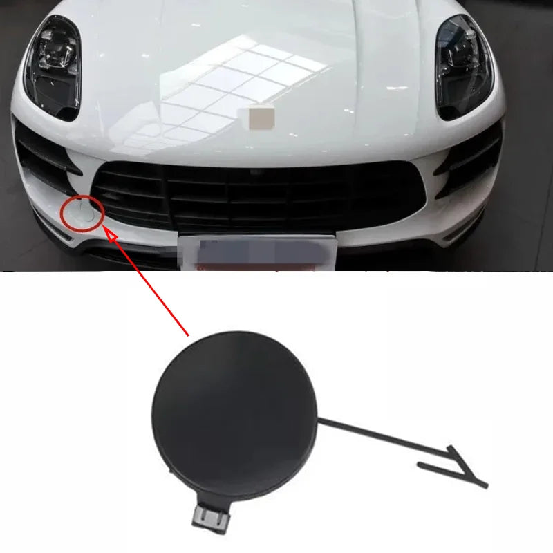 For Porsche Macan Turbo 2014-2017 Front/Rear Bumper Tow Hook Cap (Unpainter)