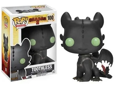 Funko Pop How to Train Your Dragon Toothless #100 #686 Light Fury #687 Action Figure Toys Collection Dolls Gifts for Children