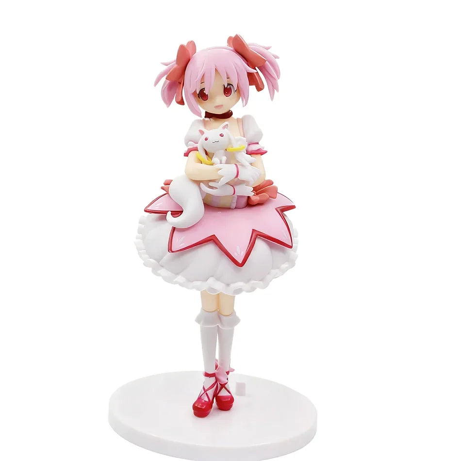 Puella Magi Madoka Magica Anime Figure Kaname Madoka Akemi Homura Momoe Nagisa Decoration Action Figurine Collecting Toys Gifts