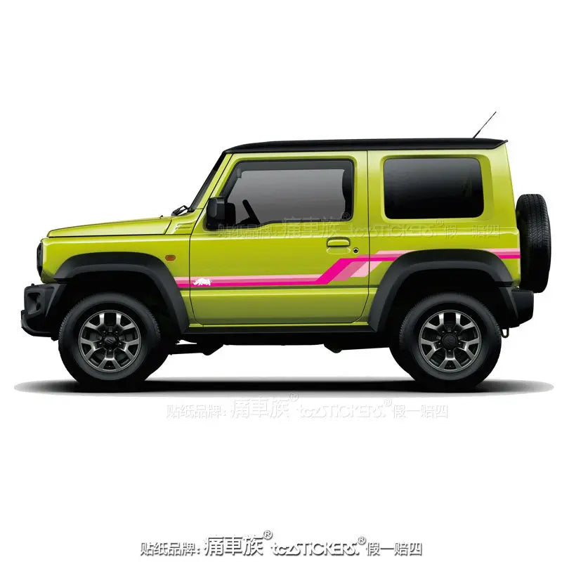 Car Vinyl sticker FOR Suzuki jimny jb74 3 doors 5doors body customized decoration modification sporty Decal