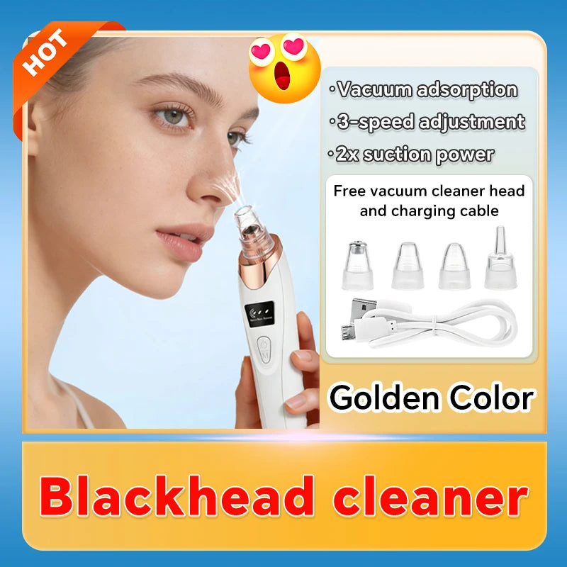 Electric Pore Vacuum Blackhead Remover for Removing Blackheads, Professional Facial Skin Pore Extractor Suction Machine