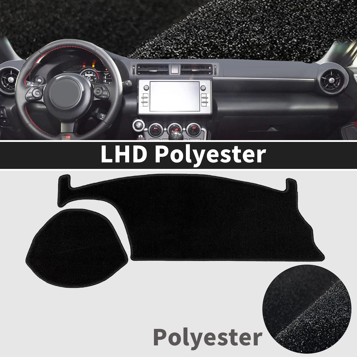 for Toyoa 86 GR86 2021 2022 2023 2024 2025 Car Dashmat Dashboard Cover Pad DashMat Sunshade Protective Carpet Accessories