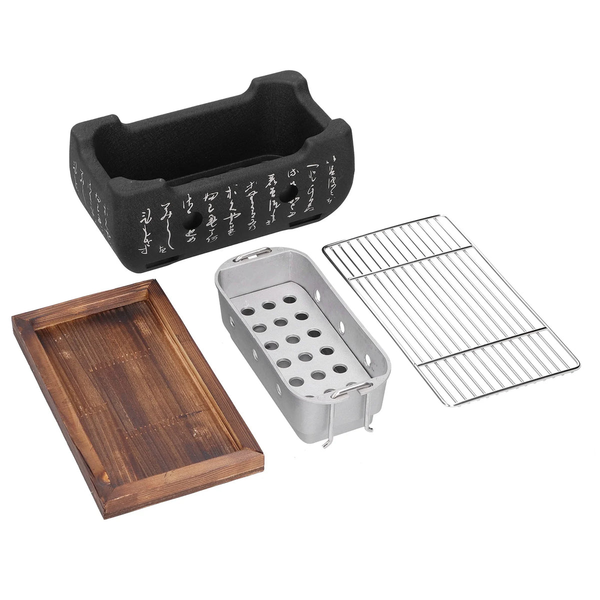 Japanese Barbecue Grill Mini Household Aluminium Alloy Charcoal Barbecue Stove Oven Accessories Barbecue Oven Portable BBQ Grill