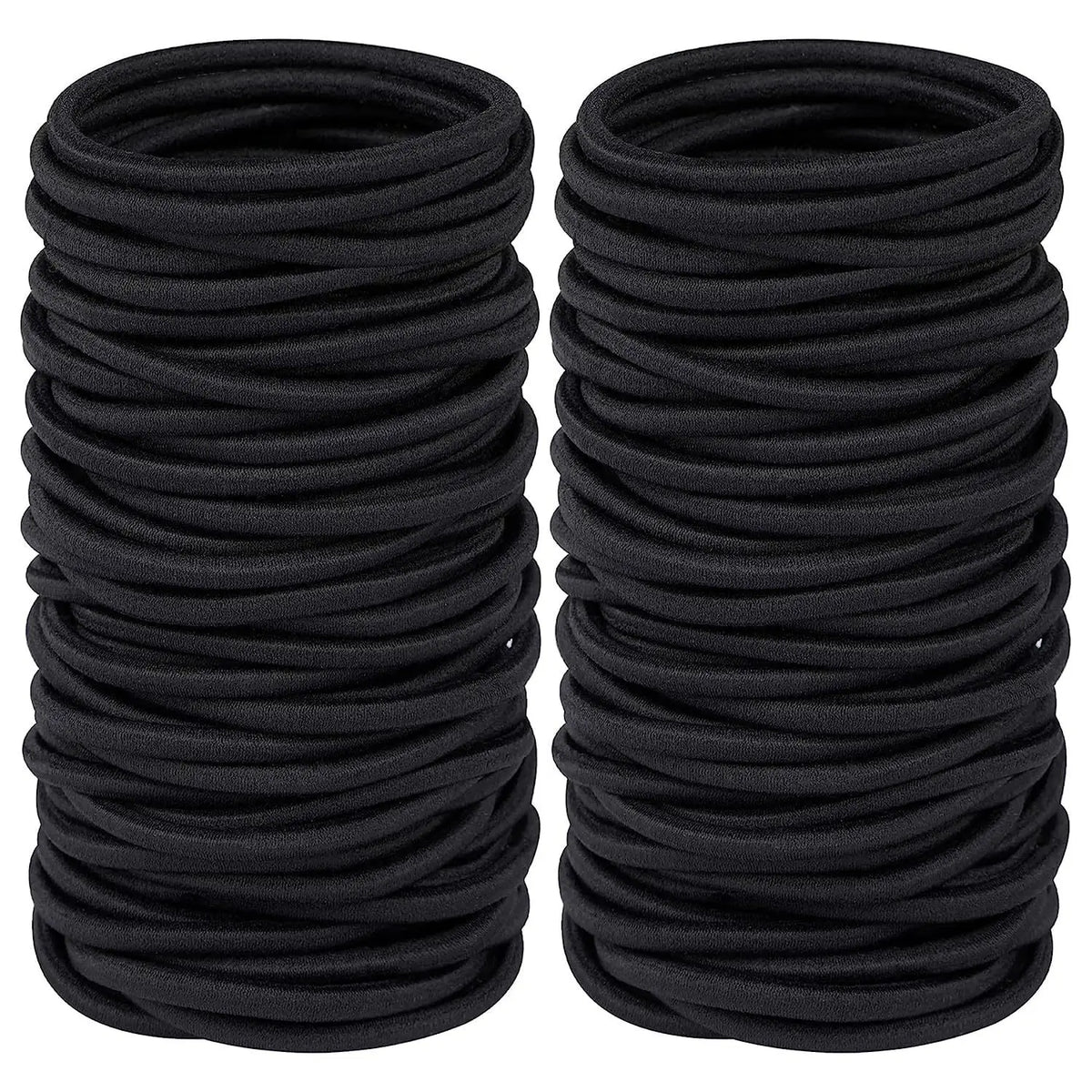 10/30/50pcs 4MM Black Ponytail Holder Elastic Hair Bands Scrunchies For Women Men Girl Lady Hairband Leagues Headband Accessory