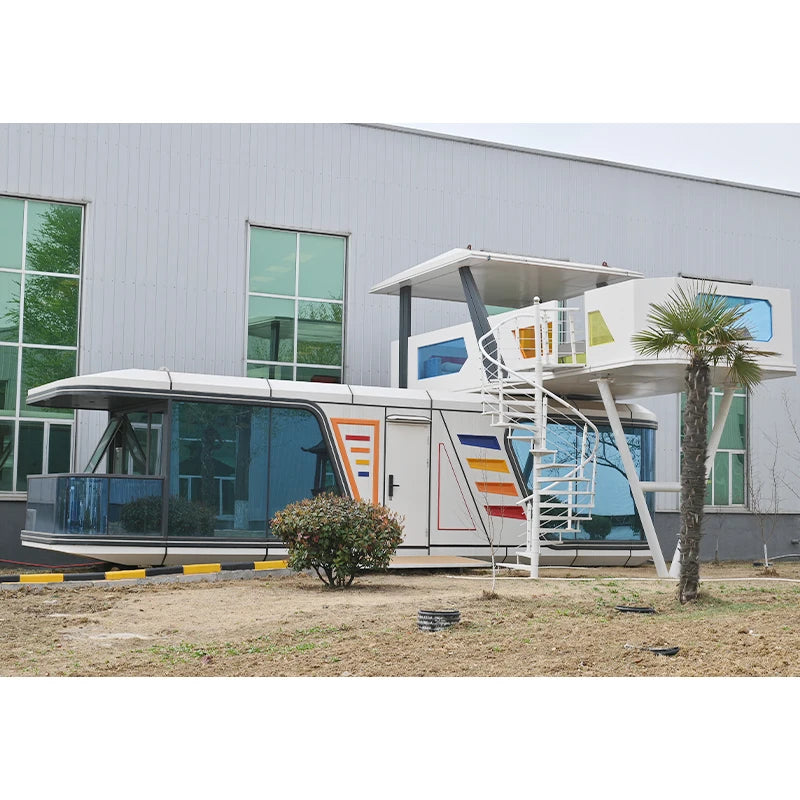 Intelligent Detachable Prefab Home Manufacture Mobile Apple Cabin House Container Houses With Smart Home Kitchen and Balcony