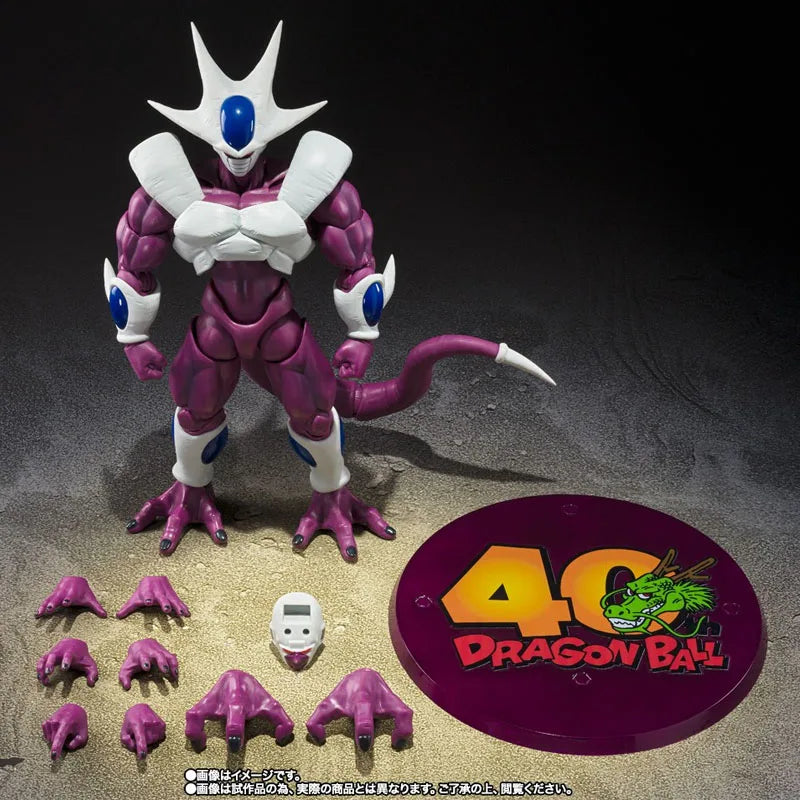 In Stock Genuine Bandai Dragon Ball Z Model Kit SHF Cooler Final Form 40th Anime Action Figure Collection Finished Mode Toy Gift