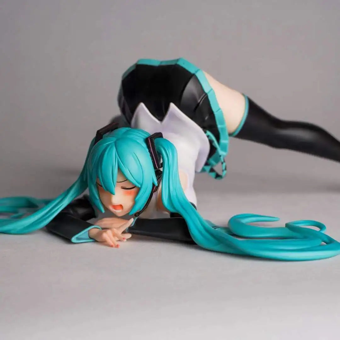 【C4 STUDIO】9cm/3.54 Inch Anime Hatsune Miku GK Figure Standing Statue Desktop Ornament Collectible Model Toy Gift