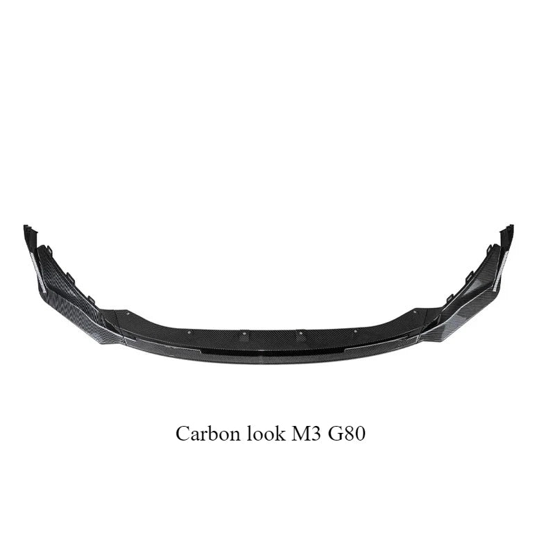 For BMW M3 G80 M4 G82 2021-2023 Car Front Bumper Lower Lip Part Splitters Front Blade Body Kit Guard Protector Cover Accessories