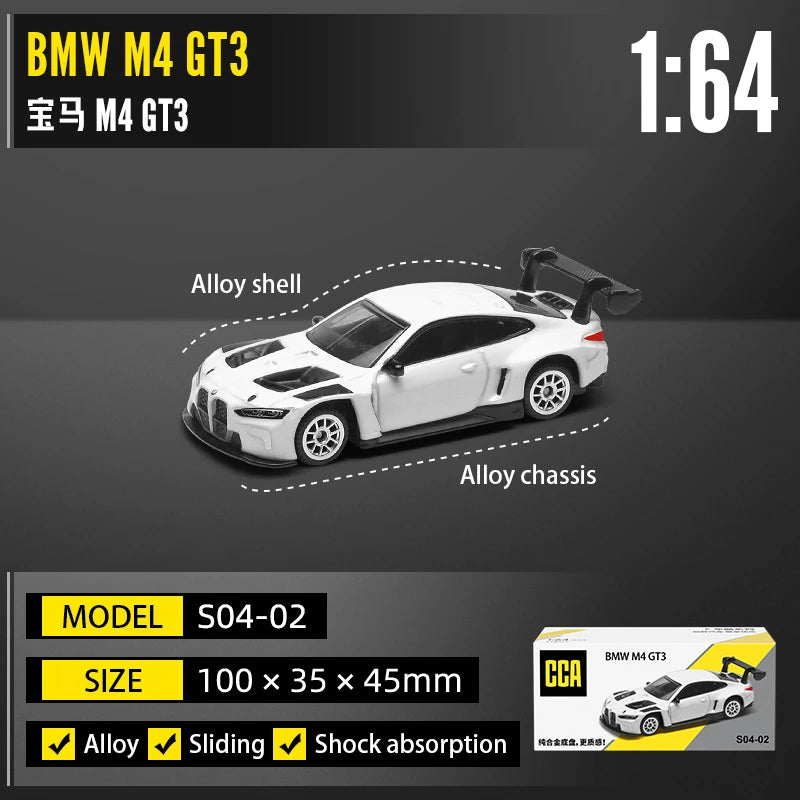 CCA 1:64 Porsche 911 GT2 RS BMW X5M Audi, Ford, Nissan Collection Full body Alloy Manufacturing Die Casting Car Model Toy Car