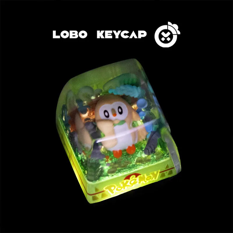 Pokemon Keycap Magikarp Gengar Esc Replace Keycap Resin Anime Kawaii Decor For Mechanical Keyboard Anime Collect Model Toys Gift