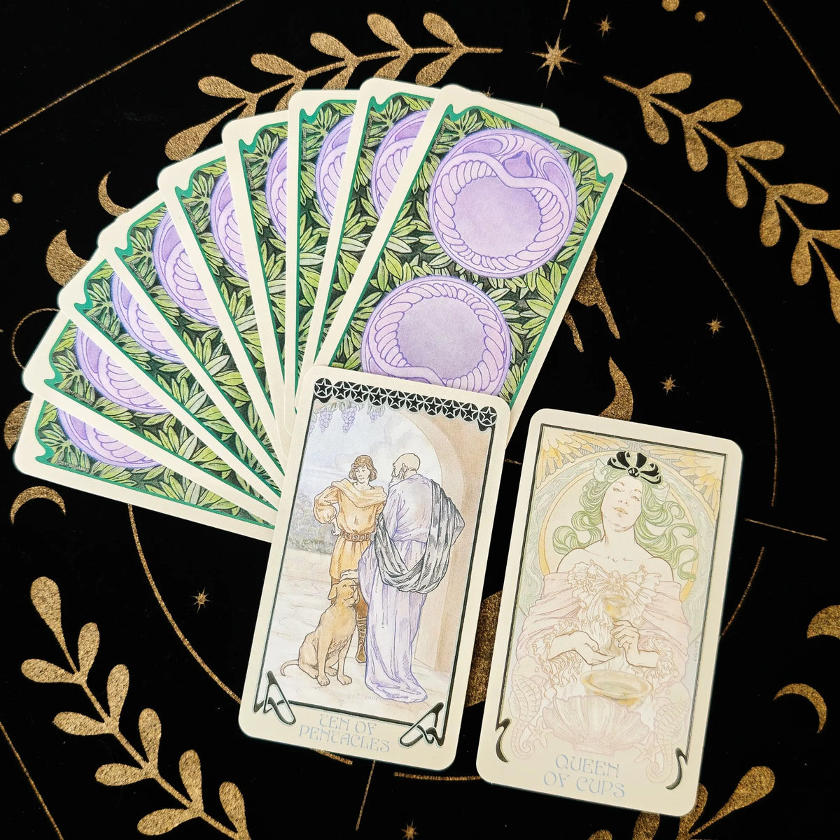 Classic Ethereal Visions Illuminated Tarot The Rider Tarot Deck Cards for Beginners Divination Edition Borad Playing Game