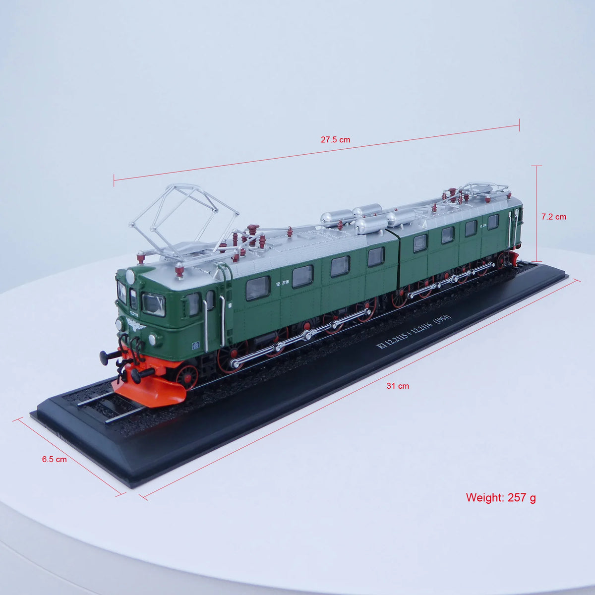 Atlas El 12.2115 + 12.2116 (1954) TRAIN 1/87 Diecast Model