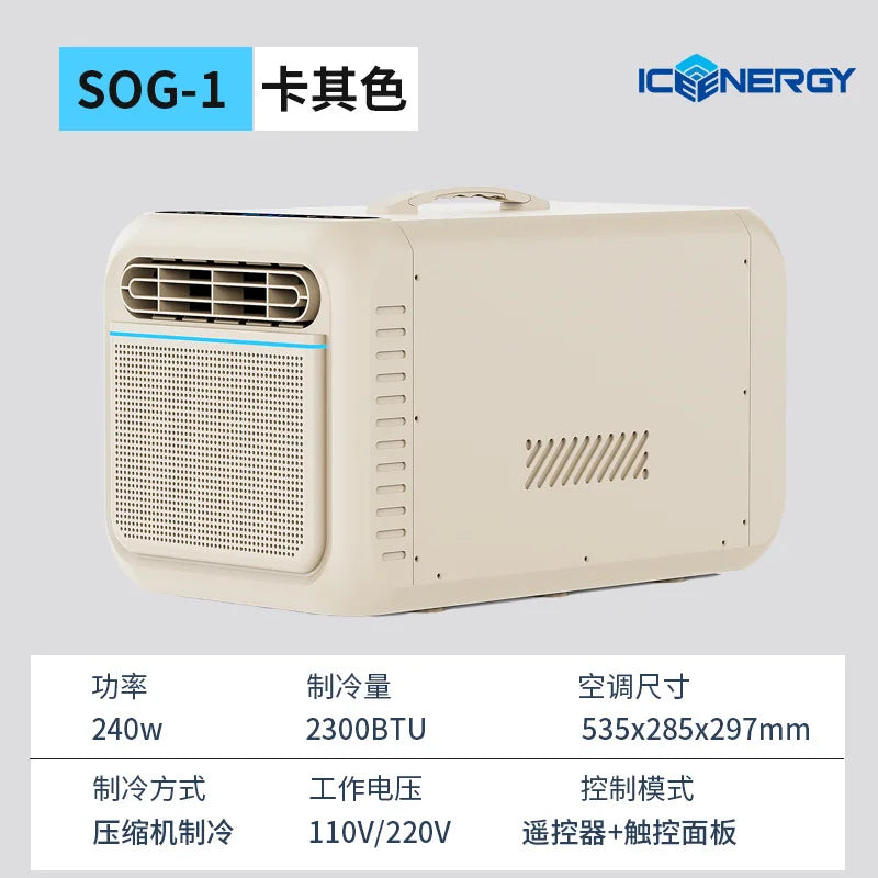 Air Conditioners with Inverter 12V,Portable Air Conditioning 2300Btu,Use Car,Home,Camping