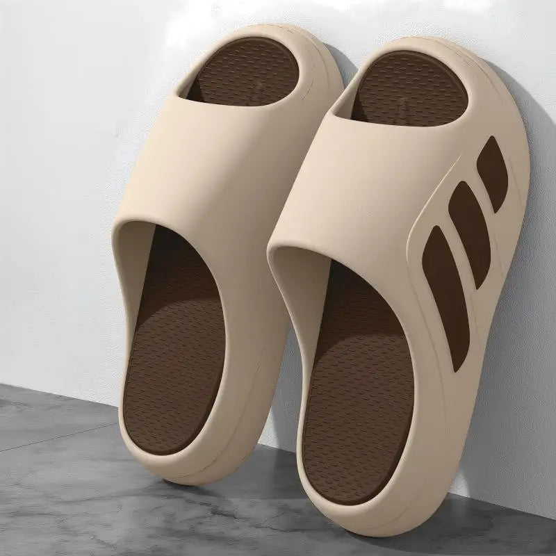 Women's Trendy Outdoor Couple's Slippers, Eva Slippers with a Soft, Non-Slip, and Durable Feel, Suitable for Men and Women, Indoor Home Silent Slippers