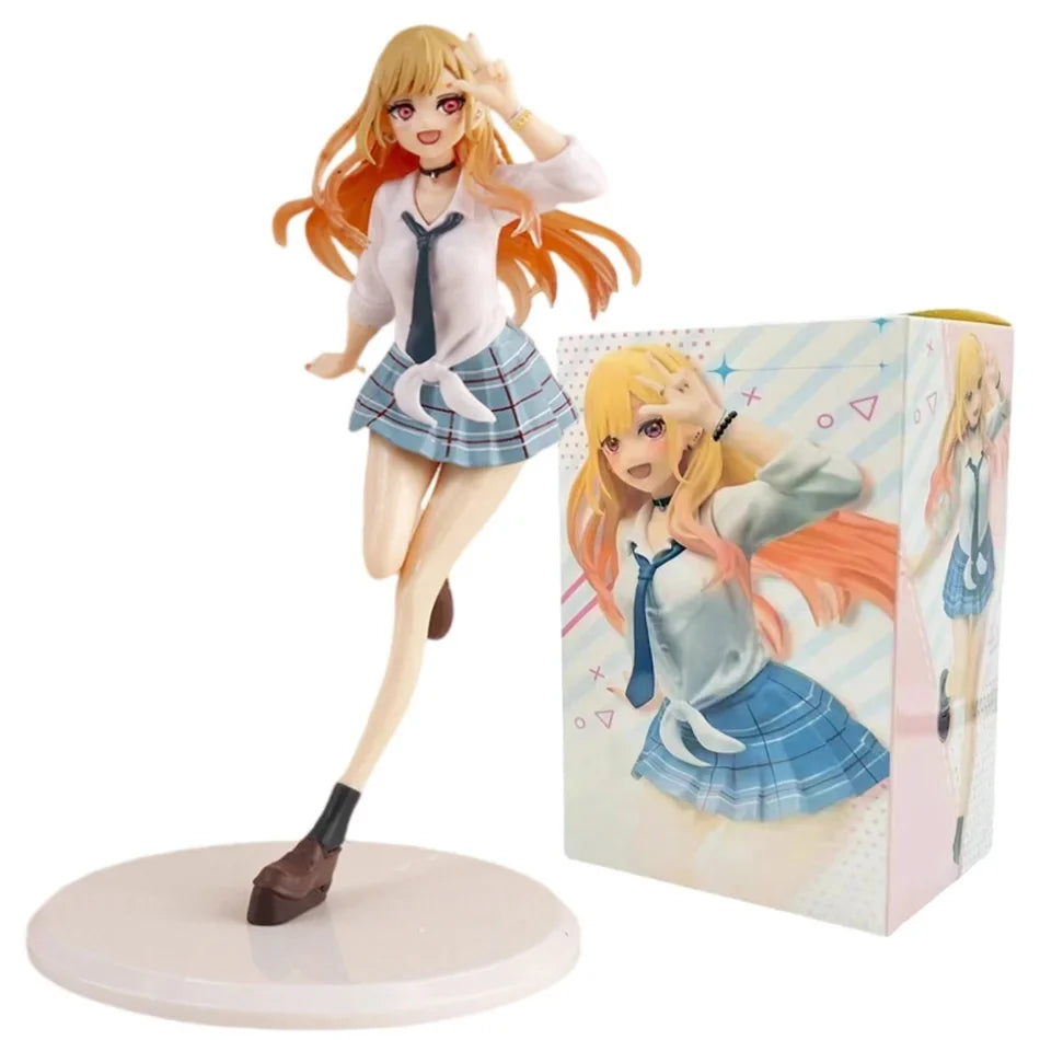 My Dress-Up Darling Anime Action Figure - Kitagawa Marin & Liz Cute School Uniform PVC Desktop Model Collectible Toy Gift