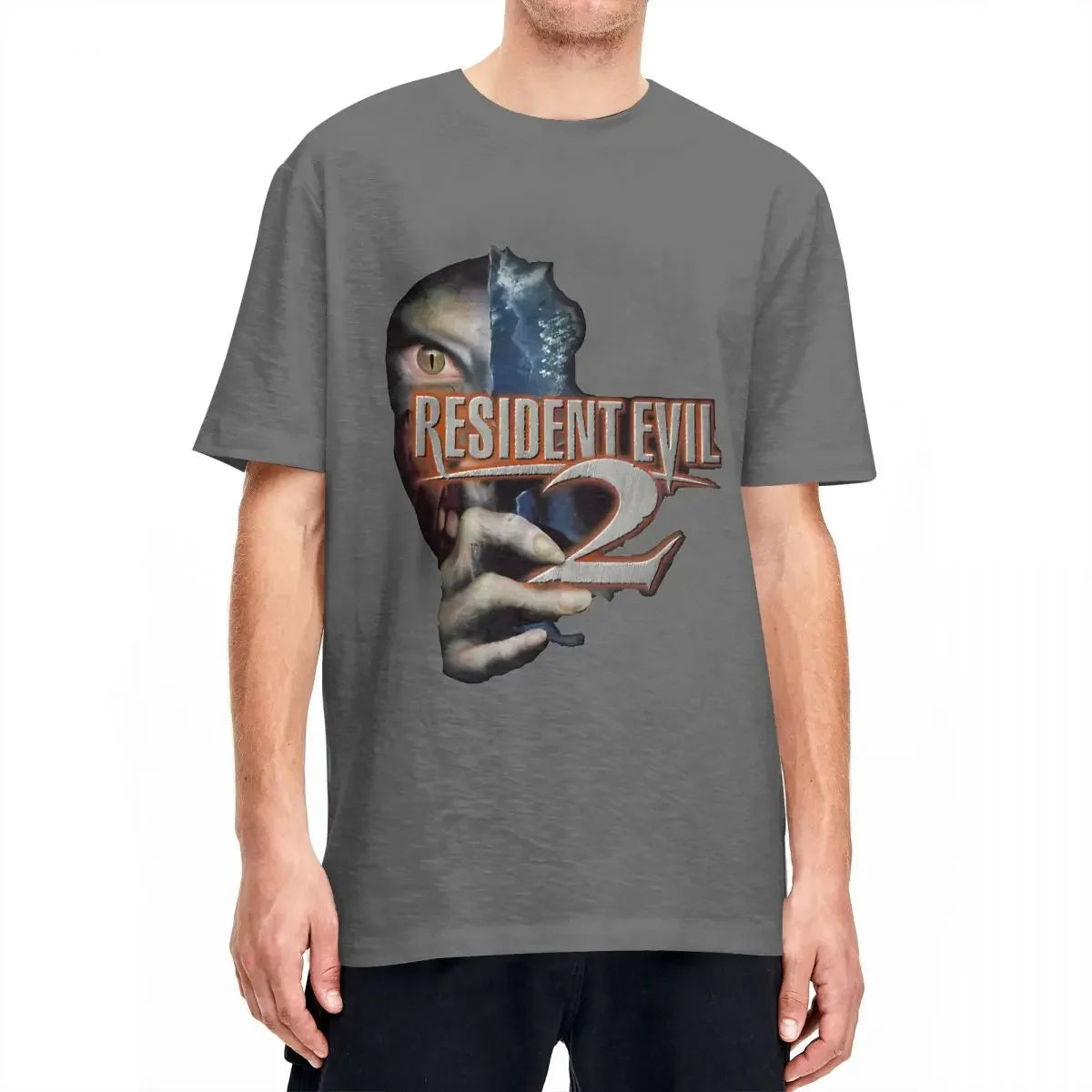 RESIDENTs EVILs 2 T-Shirt Man Classic Poster Streetwear 100% Cotton T Shirts Summer Breathable Harajuku Tee Shirt Oversize Tops