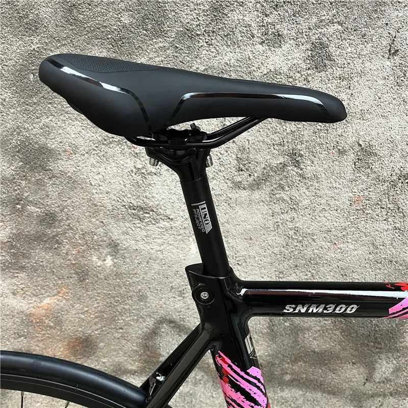 52/55/58CM Fixie Bike Tsunami SNM300 Aluminum Alloy Single Speed Fixed Gear Bicycle 700C Master Wheel Hollow Integrated Crankset