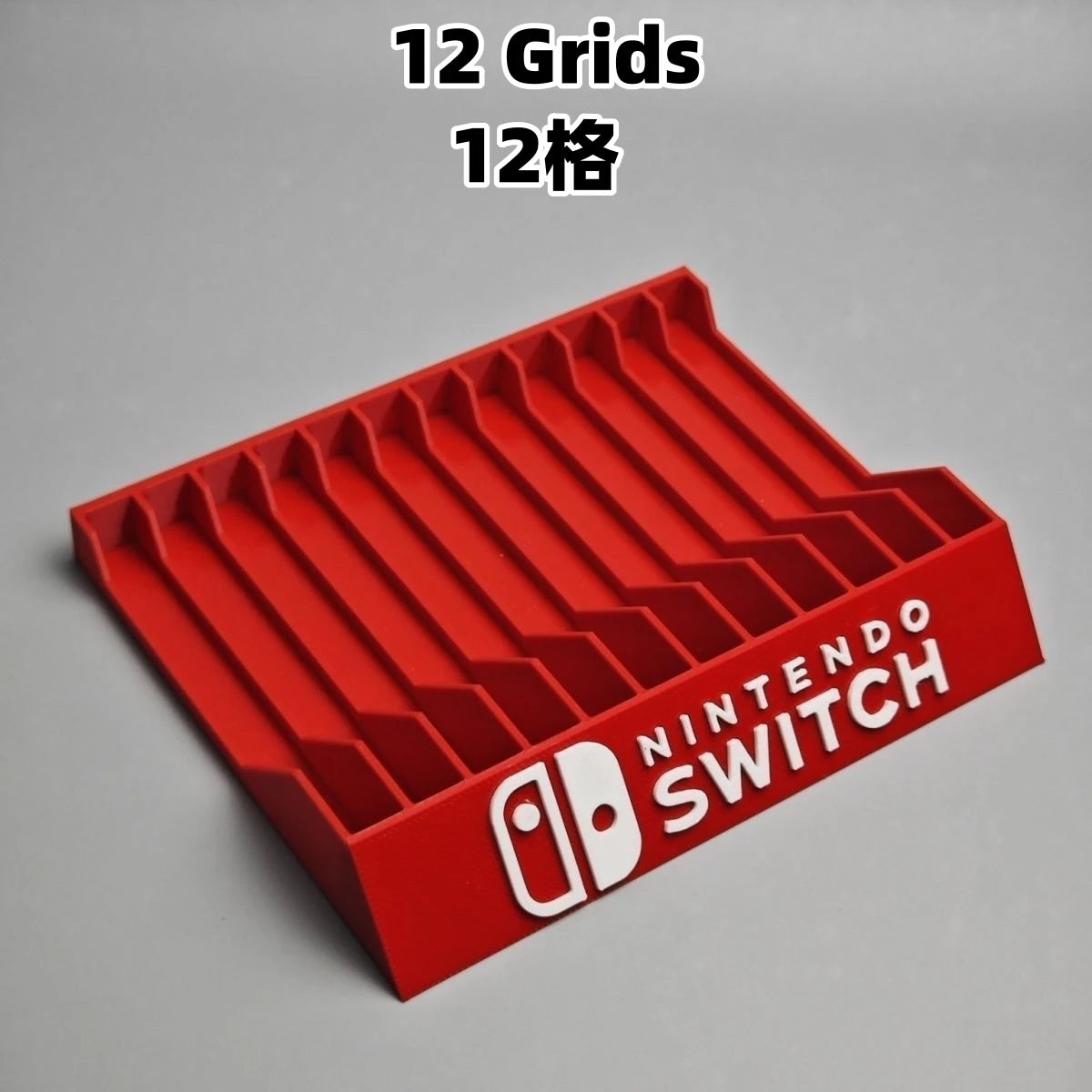 New For Switch Game Card Case Desktop Card Box Holder Game Disc Cassette Storage Bracket Storage Box,8 And 12 Compartments