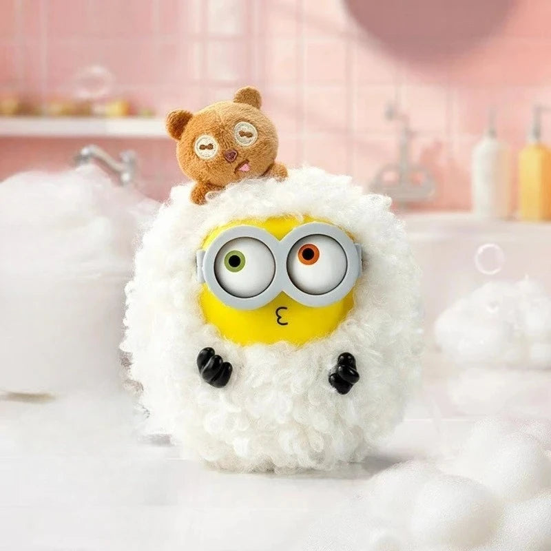 Minions Bob & Tim Better Together Series Keychains Cartoon Dolls Kawaii Plush Pendant Backpack Charms Collect Toys Fans Gift