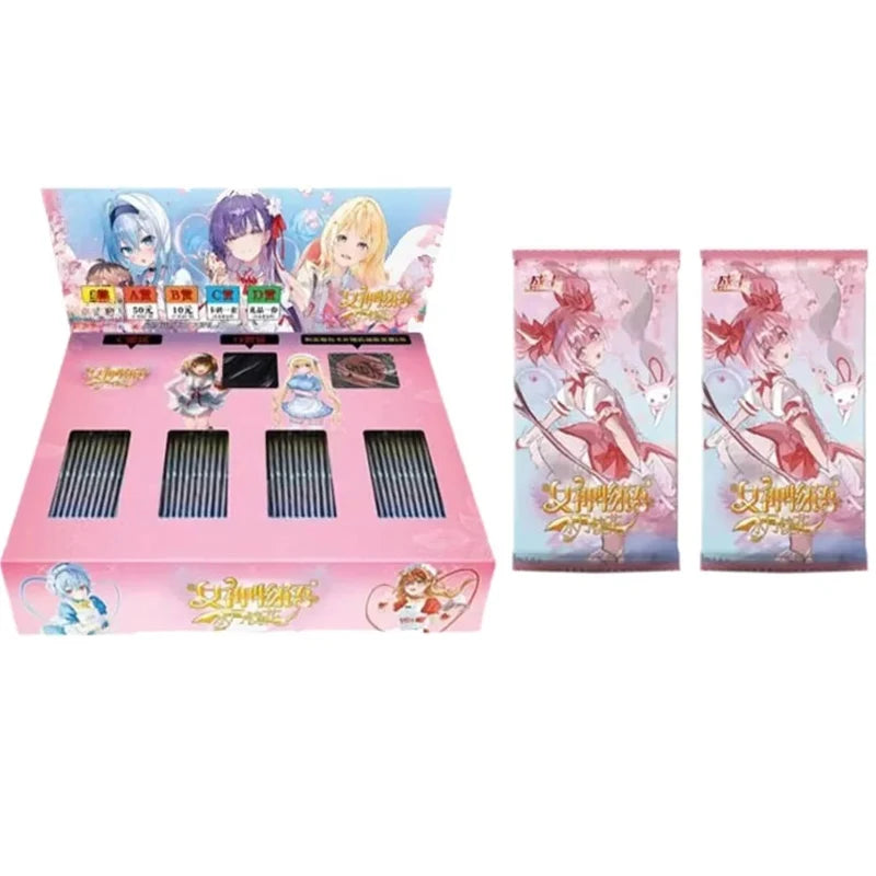 Goddess Story Water Moon Mirror Flower TCG Anime Collection card Rare Cards Metal TSR/SSR/SR/R Board Game Child gift