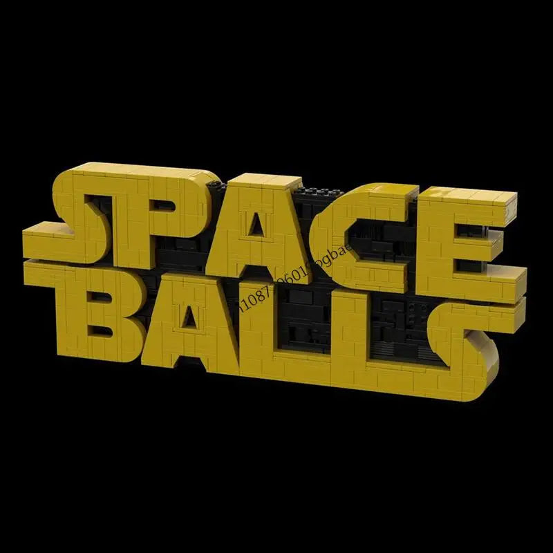 New 777PCS Famous Star Battle Movie Moc Spaceballs Words Logo Model Custom Puzzle Diy Creative Ideas Kids Toys Birthday Gifts