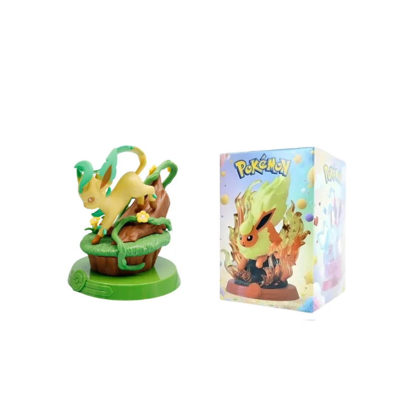 8 style Pokémon Action Doll Pikachu Adventure Eevee Blind Box Anime Model Desktop Decorations Pok é mon Toys Fans Birthday Gift