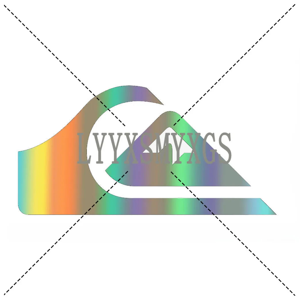 Personality Self-adhesive Quiksilver Surfboard Car Sticker Automotive Rear Window and Bumper Waterproof Vinyl Decal Decorative