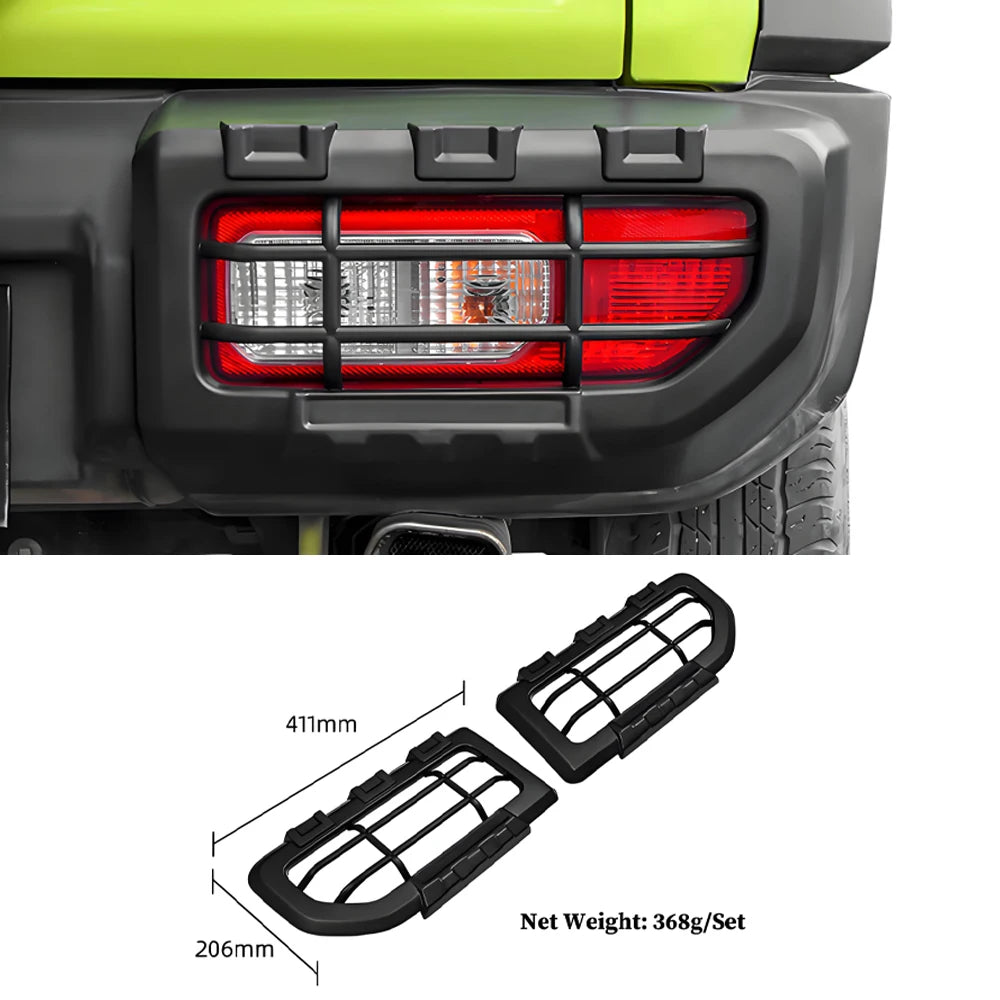 Car Headlight Cover Taillight Lamp Guard Protector Trim for Suzuki Jimny JB64 JB74 2019 2020 2021 2022-2026 Exterior Accessories
