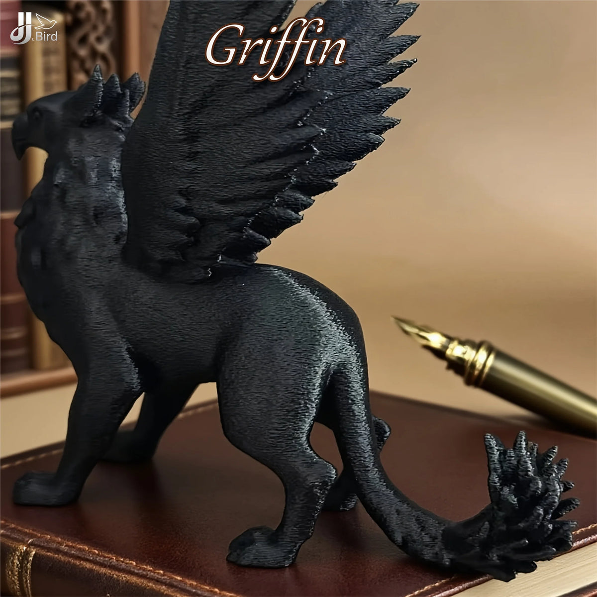 Gothic Griffin ornaments dark mythical creature modeling desktop decoration study living room creative crafts sculpture