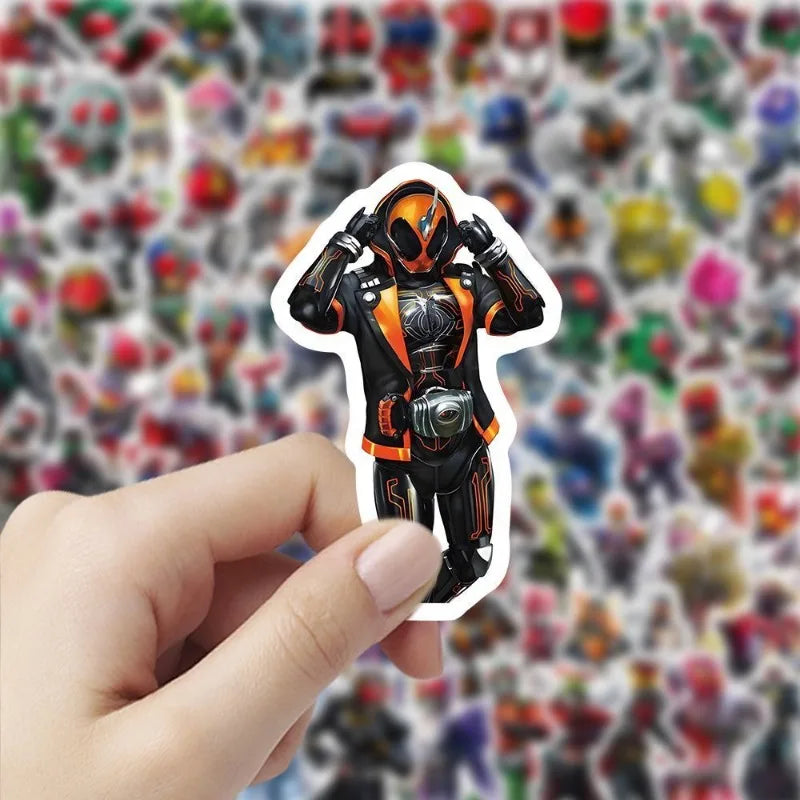 103pcs Kamen Rider stickers cool Masked Rider DIY decorations for suitcase water cup notebook desktop wall graffiti toys gifts