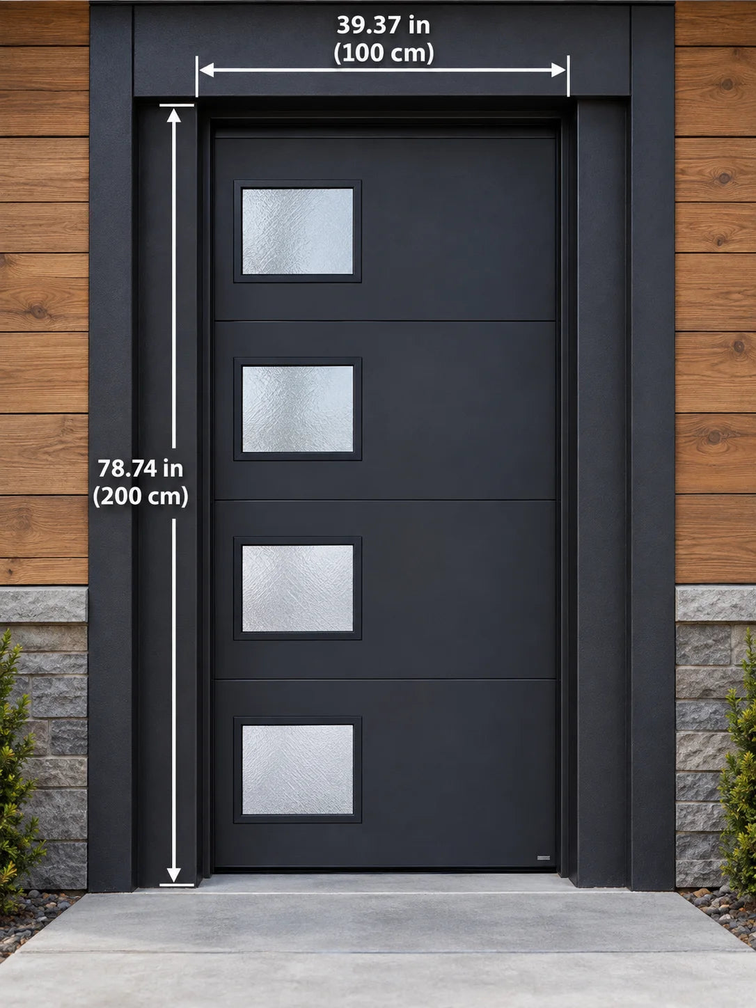 Custom Size Aluminum Sectional Garage Door Remote Control Automatic Lift Overhead Roll Up Door for Suburban Home Villa Entry