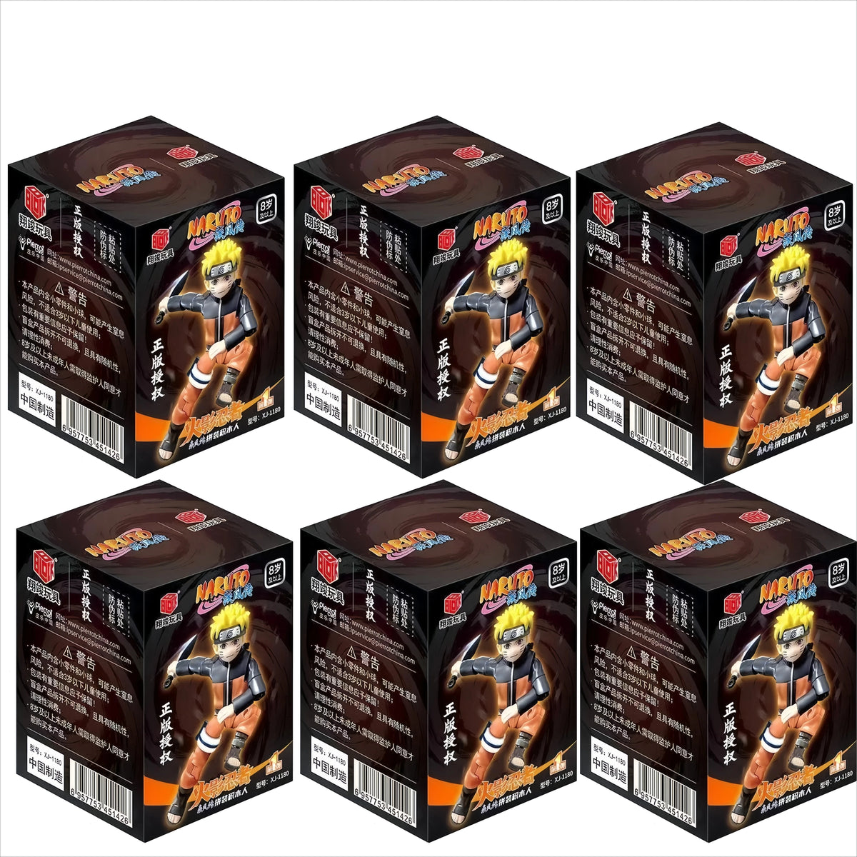 New Original NARUTO Building Blocks Toys Cartoon Anime DIY Assembled Figure Uzumaki Shippuden Action Model Toys Children Gifts