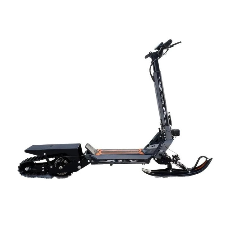Foldable Track Sled Electric Scooter All Terrain Snow Vehicle For Outdoor Winter Adventure Off‑Road Travel Sport Transportation