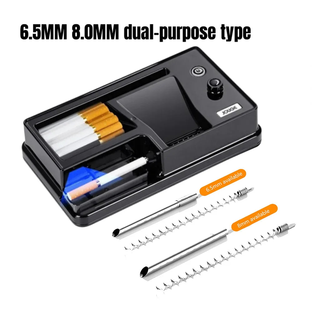 Dual-use Electric Cigarette Rolling Machine with Infrared Sensor 6.5mm 8mm Automatic Tobacco Injector Maker Smoking Accessories