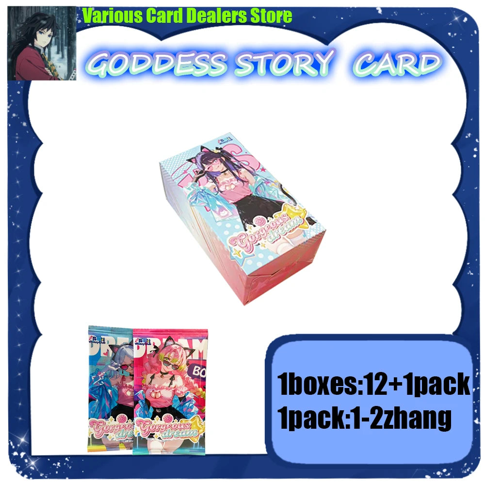 2026 Latest “Gorgeous Dream” Game Collectible Cards Goddess Wife Waifu Booster Box CCG ACG Doujin Toys Hobby Gift