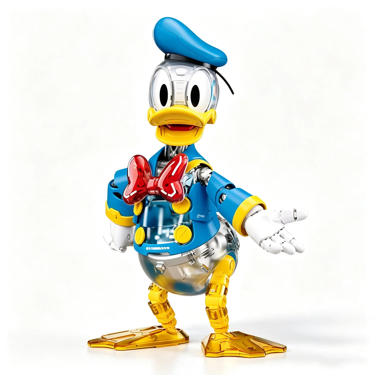 Cyber Mickey Mouse Donald Duck Bricks Assembly Toy Cartoon Anime Action Figure Doll Model Desktop Ornaments Birthday Gifts Toy