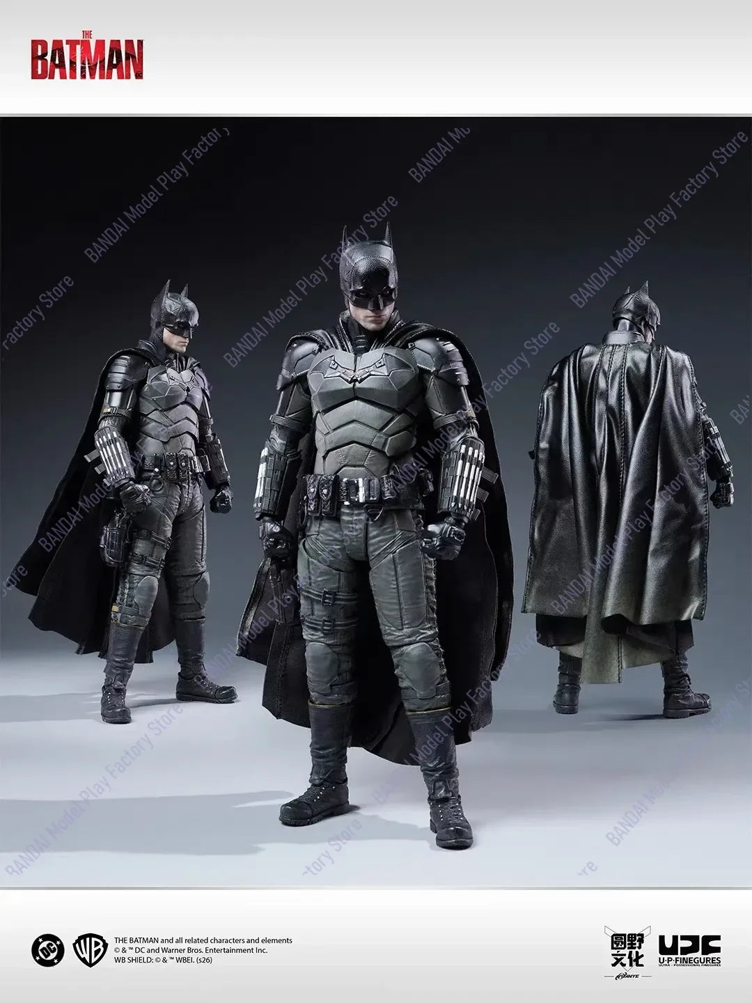 In Stock UPFinegus Batman 2022 Robert Pattinson Edition 1/12 Scale Action Figure Collectible