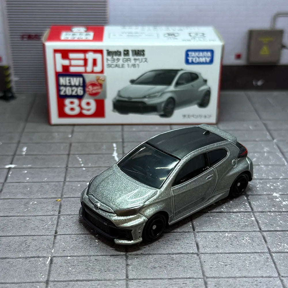 New In Stock Tomy Tomica No.89 Toy Ota Gr Yaris Pressure Cast Alloy Car Creative Toys Hobby Model Collectable Ornament Fans Gift