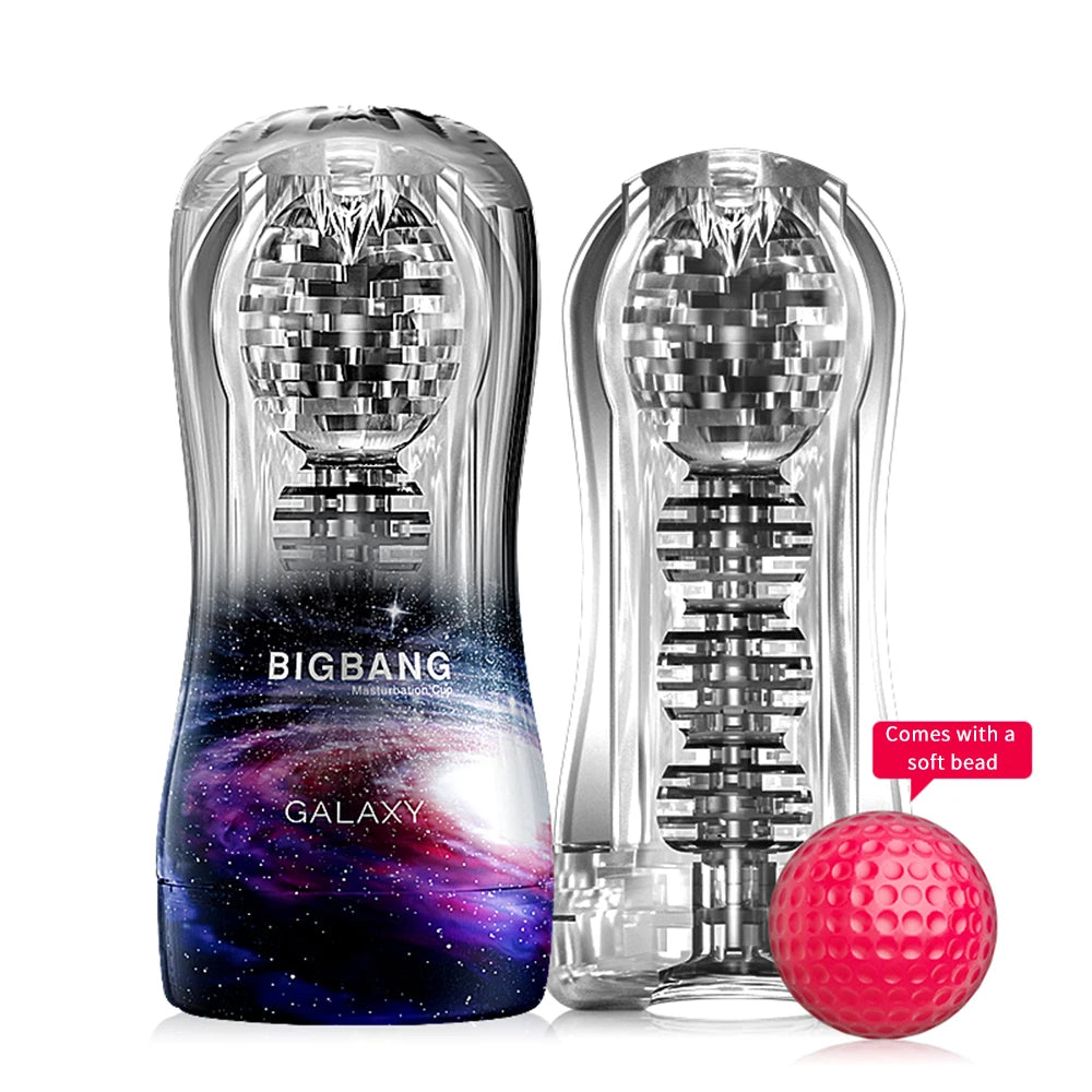 Transparent Masturbation Cup Glans Stimulator Ball Sex Toy for Man Male Masturbator Sex Toys for Men Massager Adult Sex Trainer