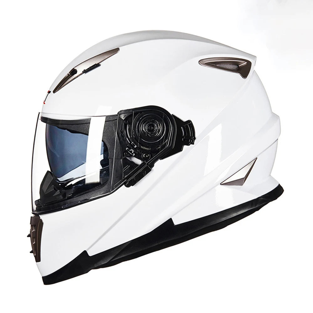 Full Face Motorcycle Helmet for Men and Women, DOT Approved Downhill Racing Motorbike Helmet