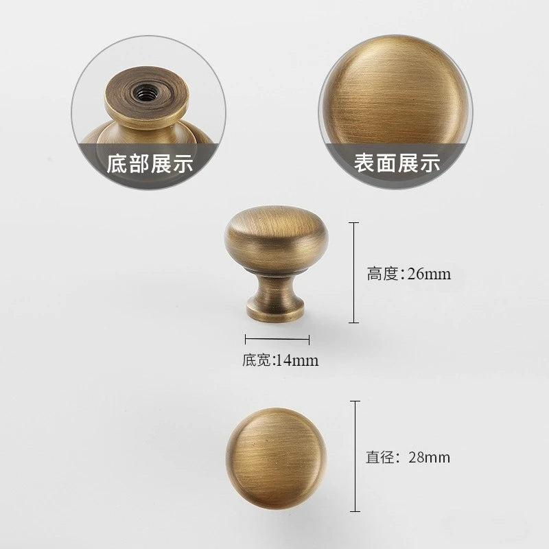 French Solid Brass Bronze / Matte Silver Handles Kitchen Cabinet Pull Wardrobe Drawer Dresser Knobs Furniture Hardware Long
