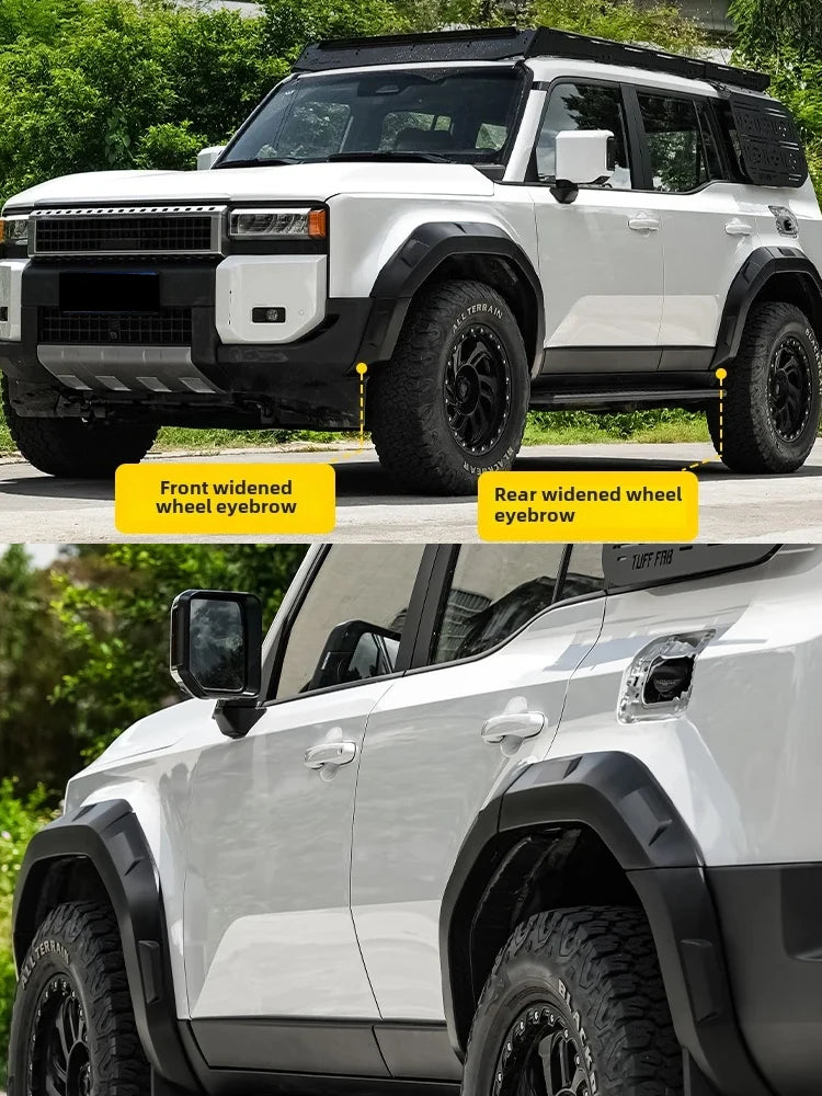 High Quality Auto Parts V2 Prado Wheel Arches Car Exterior Accessories for Toyota Prado Land Cruiser LC250 2024 2025 Fender Flar